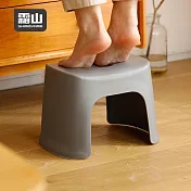 【日本霜山】家用耐重防滑墊腳凳/椅凳-S-  灰