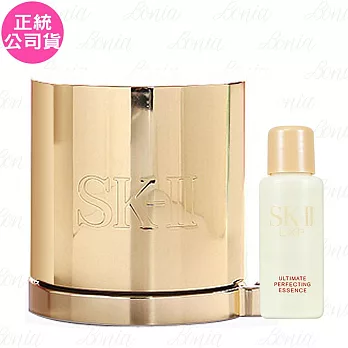 【即期品】SK-Ⅱ 晶鑽極緻奢華再生霜(50g)+晶鑽極緻奢華超導精萃(10ml)(公司貨)