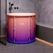 【AOTTO】升級款免安裝折疊泡澡桶(三色可選) 漸層紫