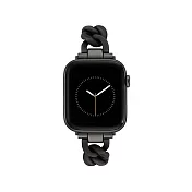 【NINE WEST】Apple watch 質感鍊條蘋果錶帶 38/40/41mm 俐落黑