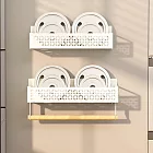 【AOTTO】多功能冰箱磁吸置物收納架(調料架 置物架 收納架 免打孔) 白色