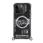 SKINARMA iPhone 15 Pro Bolt 閃電漩渦磁吸防摔手機殼 附掛繩環 黑色