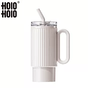 【HOLOHOLO】ROME CUP 大容量吸管保溫羅馬杯（1000ml／4色） 米白色