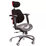 GXG 高雙背網座 電腦椅(鋁腳/2D手遊休閒扶手)  TW-2804 LUA2JM