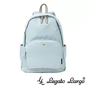 Legato Largo Lieto 舒肩系列 沉穩純色後背包- 淺藍色