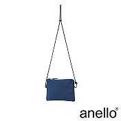 anello EXPAND3 旗艦店限定版 防潑水機能性 輕量隨身斜背小包- 深藍