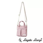 Legato Largo 2WAY 柔色率性手提斜背兩用頭盔包 Mini size- 粉紅色