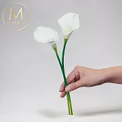 【Floral M】氣質仙女白蕊白海芋仿真花花材 （5入組）