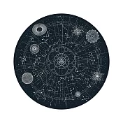 Moooi Celestial 天體圖 藝術地毯（Ø 250 公分）