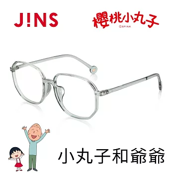 JINS 櫻桃小丸子眼鏡-小丸子和爺爺(URF-24S-008) 淺灰