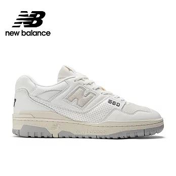 NEW BALANCE  550系列 男女休閒鞋-白灰-BB550PWG-D US8.5 白色