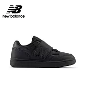 New Balance 480 男女中大童休閒鞋-黑-PHB4803B-W 17 黑色