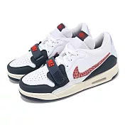 Nike 休閒鞋 Air Jordan Legacy 312 Low GS 大童鞋 女鞋 藍 紅 爆裂紋 CD9054-146