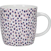 《KitchenCraft》骨瓷馬克杯(繽紛方格425ml) | 水杯 茶杯 咖啡杯