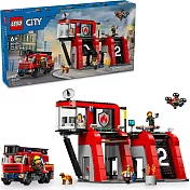 樂高LEGO 城市系列 - LT60414 消防局和消防車