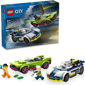 樂高LEGO 城市系列 - LT60415 警車和肌肉車追逐戰