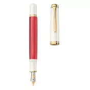 【Pelikan百利金】M600鋼筆紅白條紋-M尖