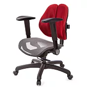 GXG 低雙背網座 工學椅(摺疊滑面扶手)  TW-2805 E1J