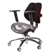 GXG 低雙背網座 工學椅(鋁腳/SO金屬扶手)  TW-2805 LU5