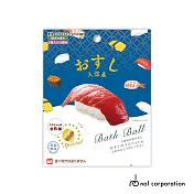 日本NOL-美味壽司入浴球(泡澡球)-4入(綠茶香味/洗澡玩具/交換禮物)