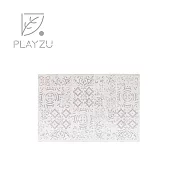 PLAYZU 歐美設計無毒巧拼地墊 摩洛哥系列 (62x62x1.2cm) 6入組 - 凌霜春梅