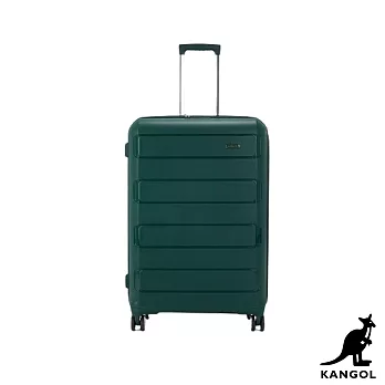 KANGOL - 英國袋鼠24吋輕量耐磨可加大PP行李箱 - 多色可選 綠色