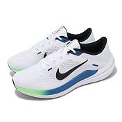 Nike 慢跑鞋 Air Winflo 10 男鞋 白 藍 透氣 回彈 路跑 訓練 運動鞋 DV4022-103