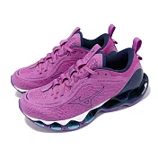 Mizuno 慢跑鞋 Wave Prophecy 13 女鞋 紫 藍 緩衝 回彈 路跑 運動鞋 美津濃 J1GD2400-26