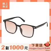 【大學眼鏡】引領時尚UV400太陽眼鏡夜幕茶 2092 夜幕茶