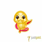 【Just Gold 鎮金店】躍動生肖 黃金串珠(蛇-藝術體操)