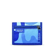 美國 BEATRIX NEW YORK 美式休閒防潑水三折錢包 迷彩藍