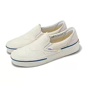 Vans 懶人鞋 Slip-On Reconstruct 男鞋 女鞋 白 藍 可撕開鞋面 皮革 情侶鞋 休閒鞋 VN000BW4FS8