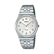【Casio 卡西歐】【贈送錶盒】 MTP-B145D 石英錶 三針 日期顯示 復古 時尚 極簡設計 珍珠白