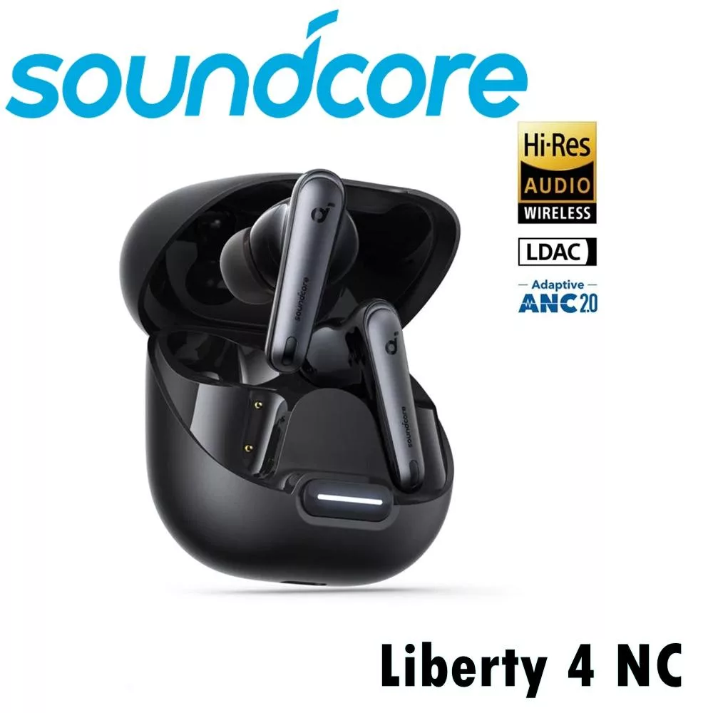 Soundcore Liberty 4 NC極致降噪 Hi-Res 真無線藍芽耳機 2色 公司貨保固2年 星際黑