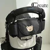 【CC家居】大容量推車置物袋掛包(收納掛包/四款任選) 黑色小熊