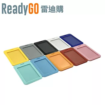 【ReadyGO雷迪購】超實用生活必備小物-PP防潑水各式標準卡片通用直式卡套(2入裝) (淺藍色)