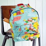 《Rex LONDON》兒童後背包(地圖) | 雙肩包 學生包 旅行包