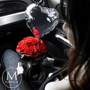 【Floral M】情人節經典玫瑰高級黑抱抱花禮