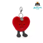 英國 JELLYCAT 鑰匙圈/吊飾 Amuseable Heart Bag Charm 火熱愛心