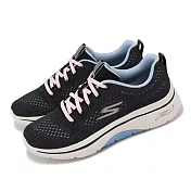 Skechers 休閒鞋 Go Walk Arch Fit 2.0 女鞋 黑 藍 輕量 緩震 回彈 健走鞋 運動鞋 125311BKBL