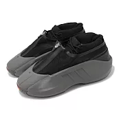 adidas 籃球鞋 Crazy IIInfinity 男鞋 灰 黑 緩衝 復古 拉鍊 運動鞋 愛迪達 IG6156