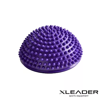 【Leader X】小型波速球/瑜珈球/小地雷足底按摩/半圓球/平衡球(三色任選) 紫色