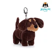 英國 JELLYCAT 鑰匙圈/吊飾 Otto Sausage Dog Bag Charm 臘腸狗/犬