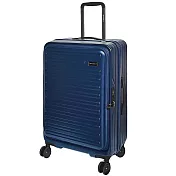 【【SWICKY】24吋前開式奢華旅途系列旅行箱/行李箱(深藍) 24吋 深藍