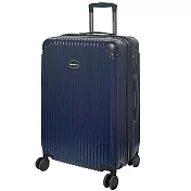 【SWICKY】24吋都市經典系列旅行箱/行李箱(深藍) 24吋 深藍