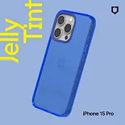 犀牛盾 iPhone 15 Pro (6.1吋) JellyTint透明防摔手機殼(抗黃終生保固)- 激光藍