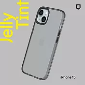 犀牛盾 iPhone 15 (6.1吋) JellyTint透明防摔手機殼(抗黃終生保固)- 酷墨灰