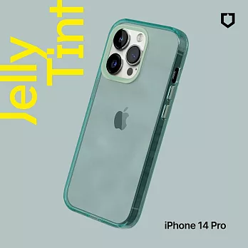 犀牛盾 iPhone 14 Pro (6.1吋) JellyTint透明防摔手機殼(抗黃終生保固)- 憂墨綠
