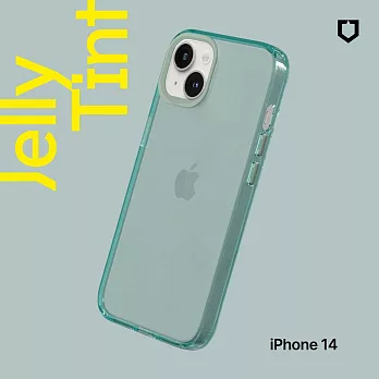 犀牛盾 iPhone 14 (6.1吋) JellyTint透明防摔手機殼(抗黃終生保固)- 憂墨綠