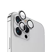 UNIQ OPTIX 鋁合金鏡頭保護貼 iPhone 15 Pro / 15 Pro Max 銀色